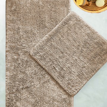SET 2x covoraș pentru baie 60/100 cm bej