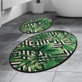 SET 2x covoraș pentru baie TROPIC 60/100 cm verde