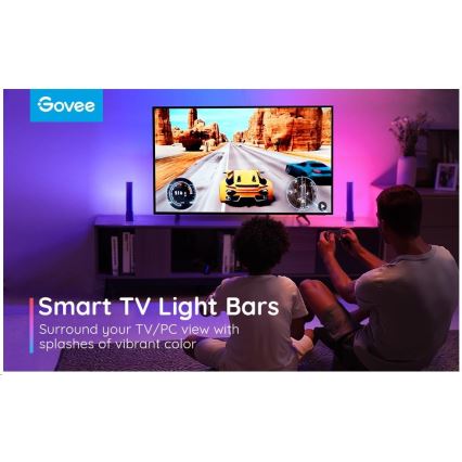 SET 2x Flow PRO SMART LED TV & Gaming RGBICWW Wi-Fi Govee