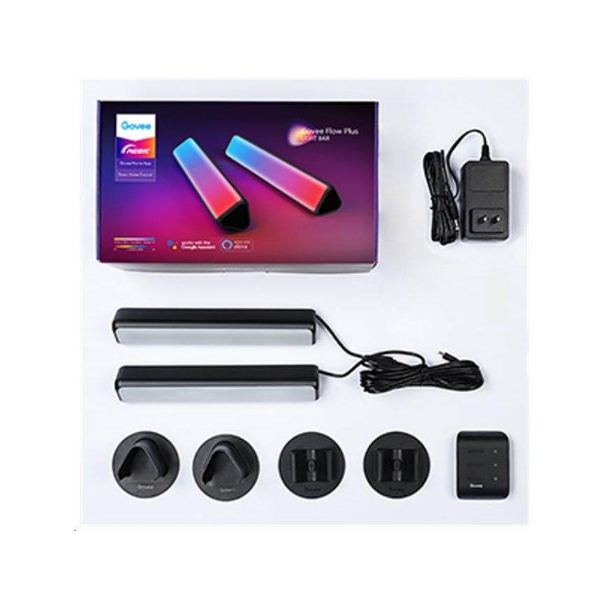 SET 2x Flow PRO SMART LED TV & Gaming RGBICWW Wi-Fi Govee