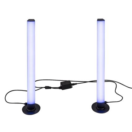 SET 2x lampă LED RGB dimabilă de masă Rabalux PACO LED/5W/5V + telecomandă