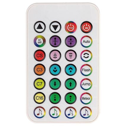 SET 2x lampă LED RGB dimabilă de masă Rabalux PACO LED/5W/5V + telecomandă