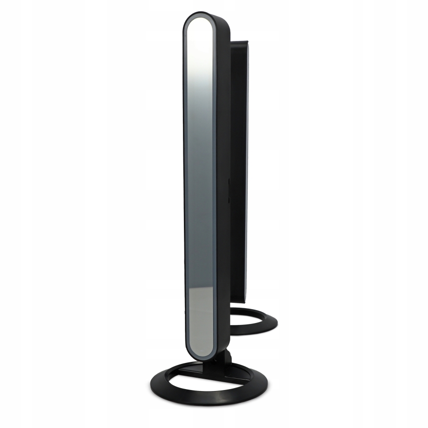 Set 2x lămpi de birou LED RGBIC reglabile, LED/5W/5V, negre + telecomandă