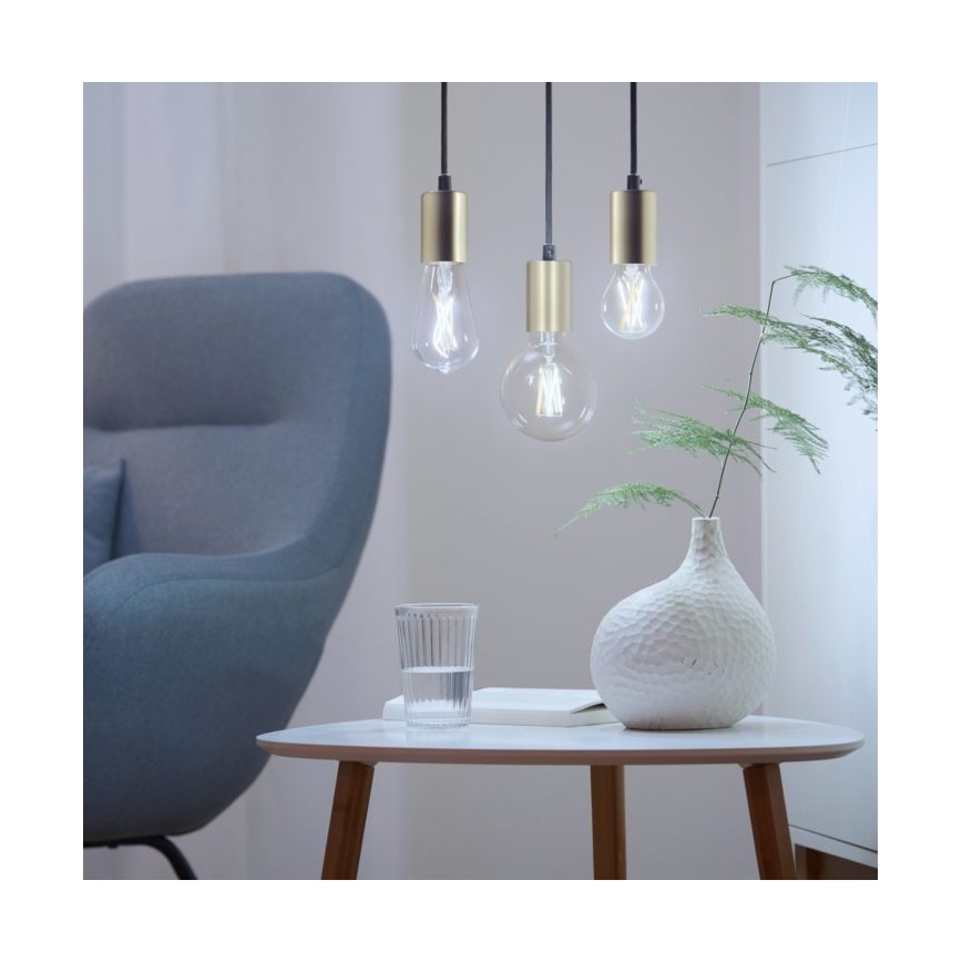 SET 2x Bec LED Vintage filament dimabil A60 E27/6,7W/230V 2700-6500K CRI 90 Wi-Fi - WiZ