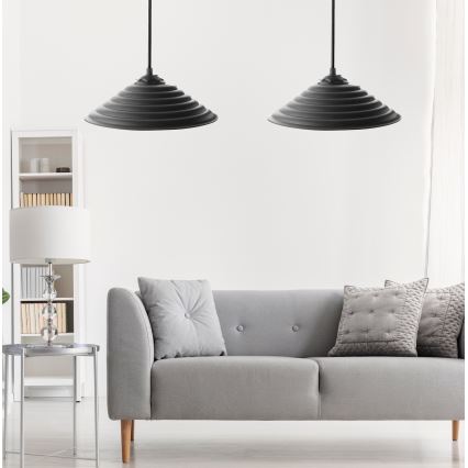 SET 2x Lustră pe cablu UFO 1xE27/60W/230V