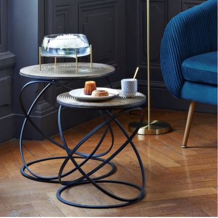 SET 2x măsuță laterală ETNIK