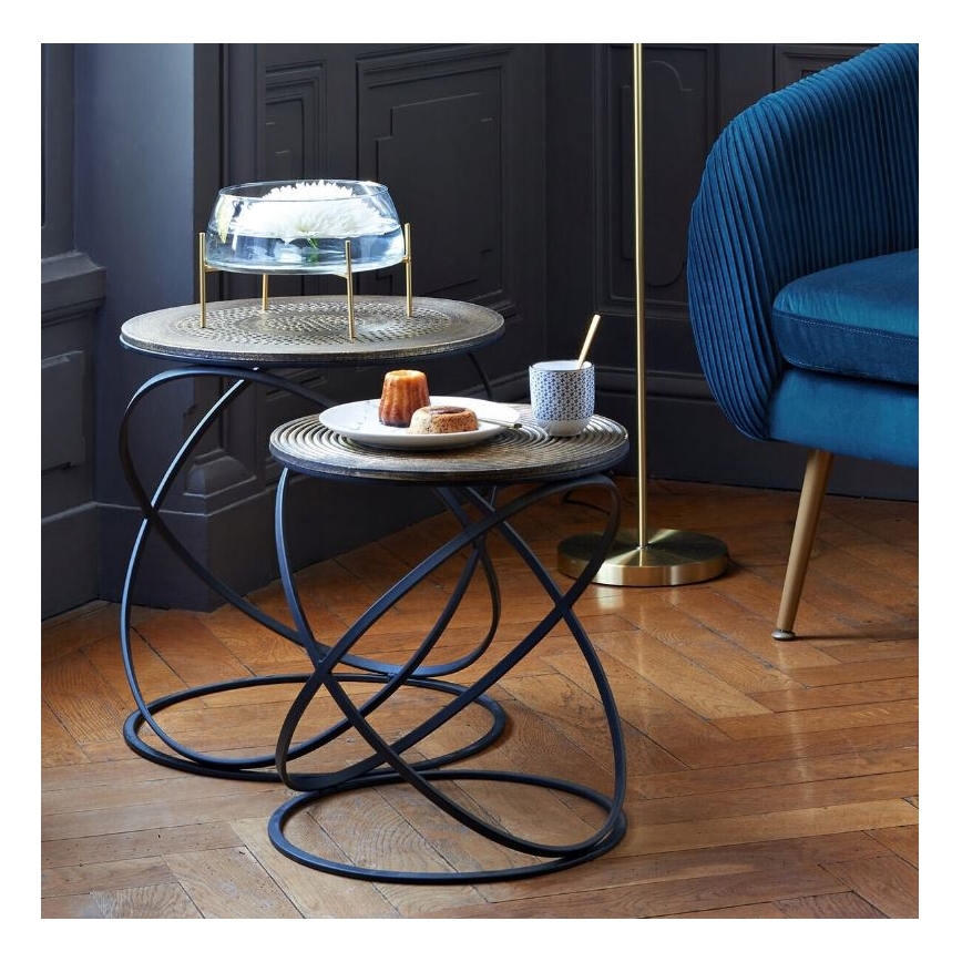 SET 2x măsuță laterală ETNIK