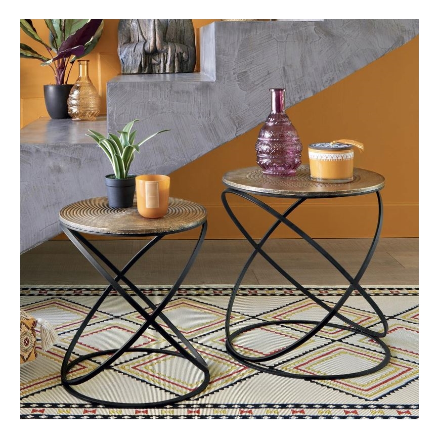 SET 2x măsuță laterală ETNIK