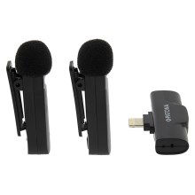 SET 2x microfon fără fir cu clemă PATONA pentru dispozitive iPhone USB-C 5V