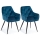 SET 2x scaun de sufragerie HANA albastru