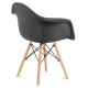 SET 2x scaun de sufragerie NEREA 80x60,5 cm gri/fag