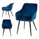 SET 2x scaun de sufragerie RICO albastru