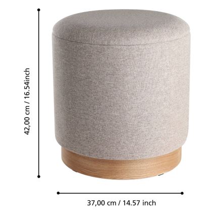 SET 2x taburet Eglo maro