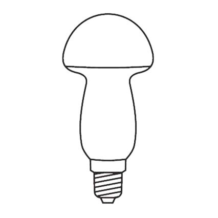 SET 3x bec de rezervă MUSHROOM E10/20V/0,1A roșu. Fabricat în Europa