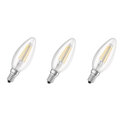 SET 3x Bec LED BASE B40 E14/4W/230V 4000K – Osram