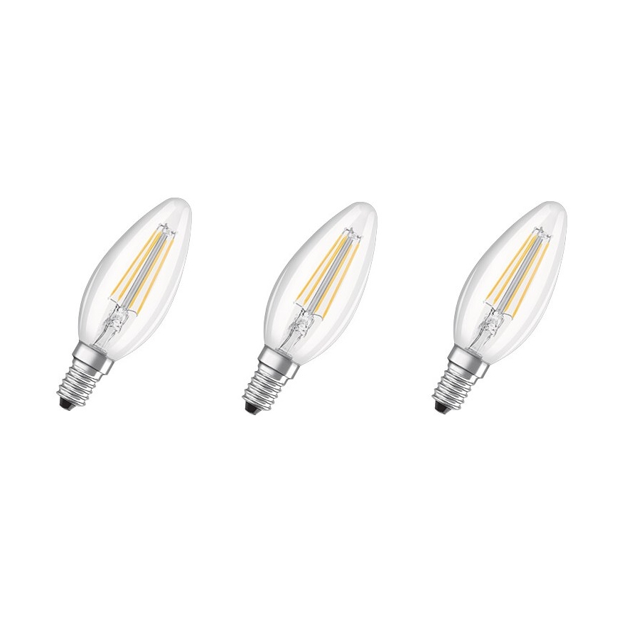 SET 3x Bec LED BASE B40 E14/4W/230V 4000K – Osram