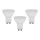SET 3x bec LED Brilagi ECOLINE GU10/6W/230V 4000K