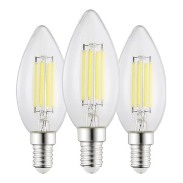 Set 3x bec LED C35 E14/2,2W/230V 2700K - Eglo 110439