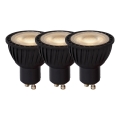 SET 3x bec LED dimabil Lucide 49006/15/30 MR16 GU10/5W/230V 3000K