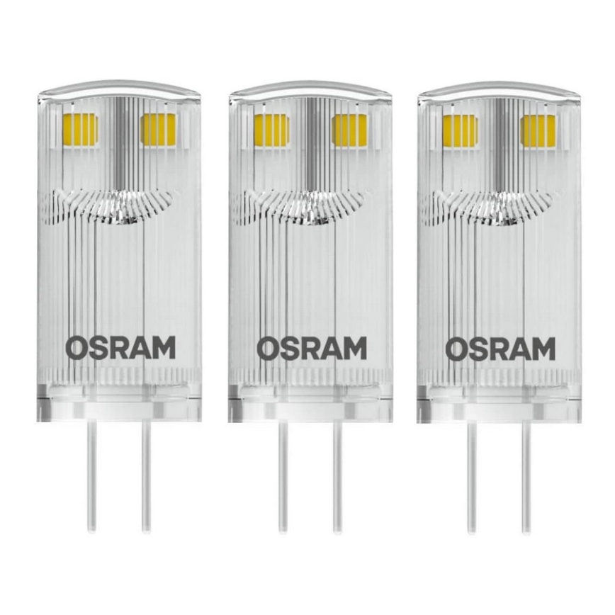 SET 3x bec LED G4/0,9W/12V 2700K Osram
