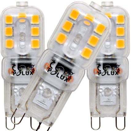 SET 3x bec LED G9/2,5W/230V 3000K