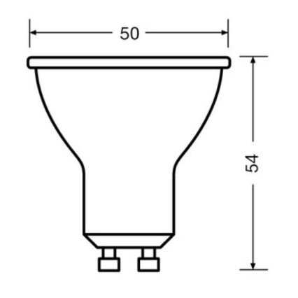 SET 3x bec LED Osram PAR16 GU10/6,9W/230V 4000K