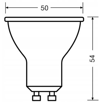 Set 3x Bec LED reflector PAR16 GU10/6,9W/230V 4000K 60° - Osram
