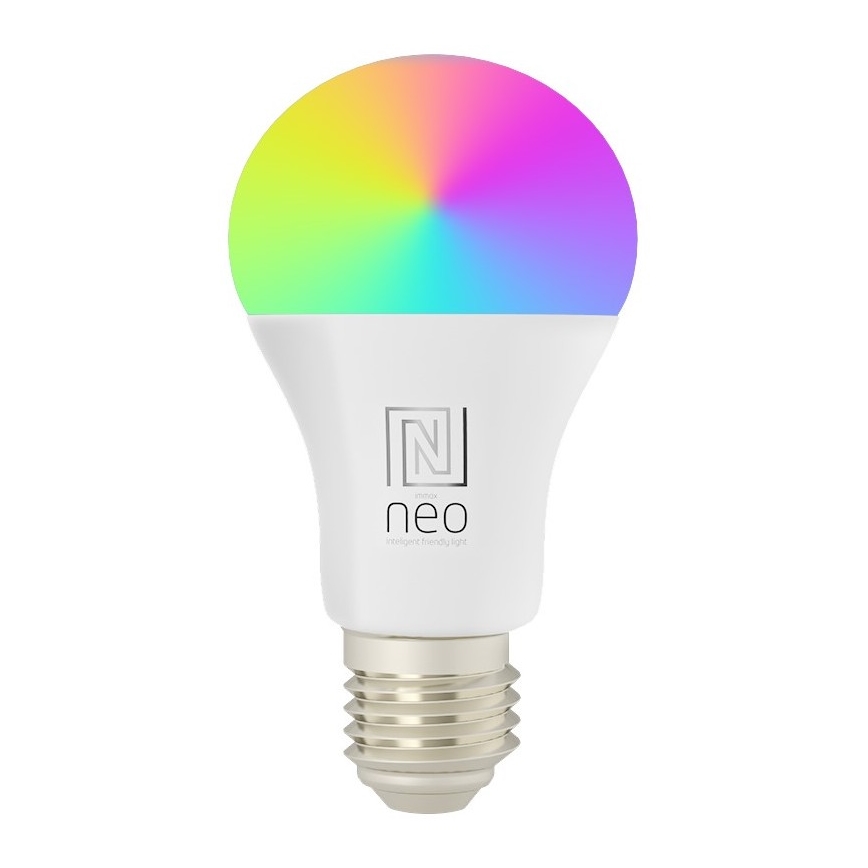 SET 3x bec LED RGB+CCT dimabil E27/11W/230V 2700-6500K Tuya Immax NEO 07743C