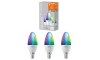 SET 3x bec LED RGBW dimabil SMART+ E14/5W/230V 2700K-6500K Wi-Fi - Ledvance