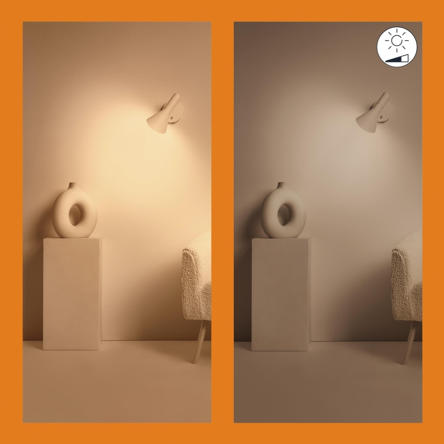 SET 3x bec LED RGBW dimabil WiZ C37 E14/4,9W/230V 2200-6500K CRI90 Wi-Fi