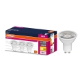 Set 3x becuri LED reflectoare PAR16 GU10/6,9W/230V 2700K 60° - Osram