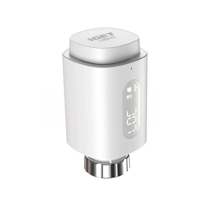 SET 3x cap termostatic inteligent cu afișaj LED 2xAA/3V Zigbee