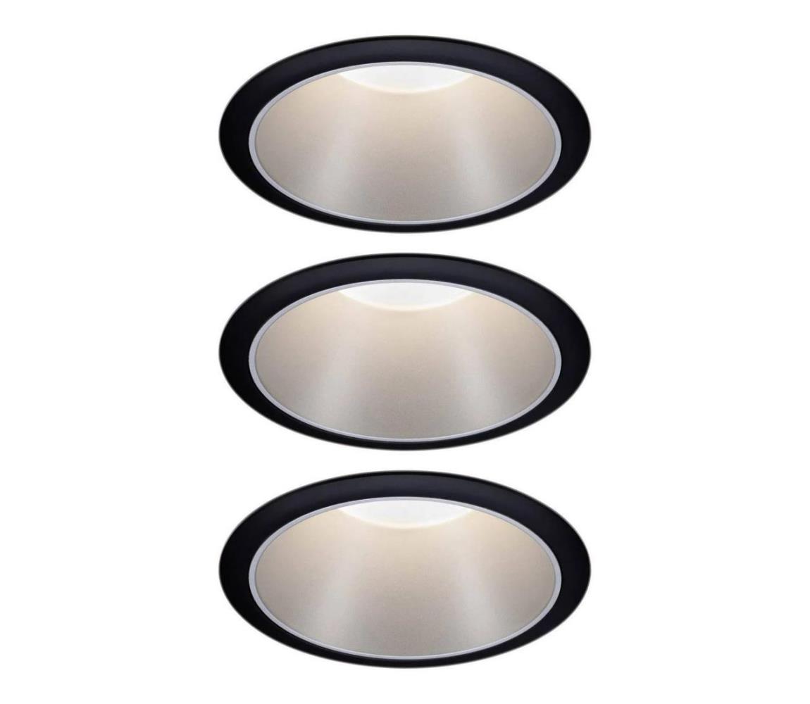 SET 3x corp de iluminat dimabil pentru baie LED/65W IP44 COLE 230V Paulmann 93408