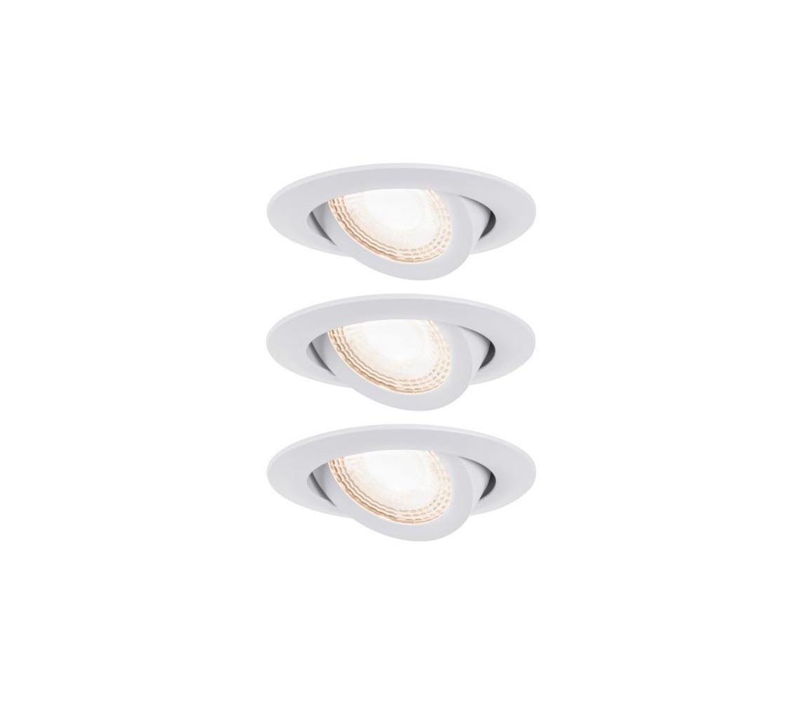 SET 3x corp de iluminat încastrat dimabil LED/6W 230V Paulmann 92985
