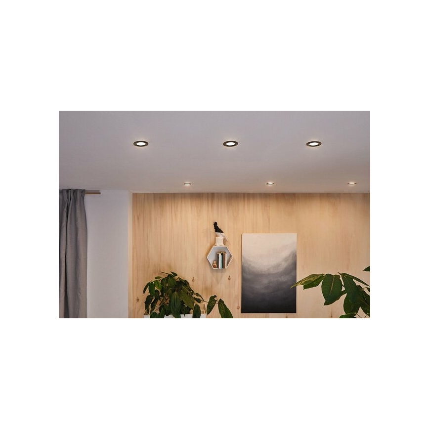 SET 3x corp de iluminat încastrat pentru baie LED/6W IP23 NOVA 230V Paulmann 94471