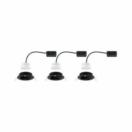 SET 3x corp de iluminat încastrat pentru baie LED/6W IP23 NOVA 230V Paulmann 94471