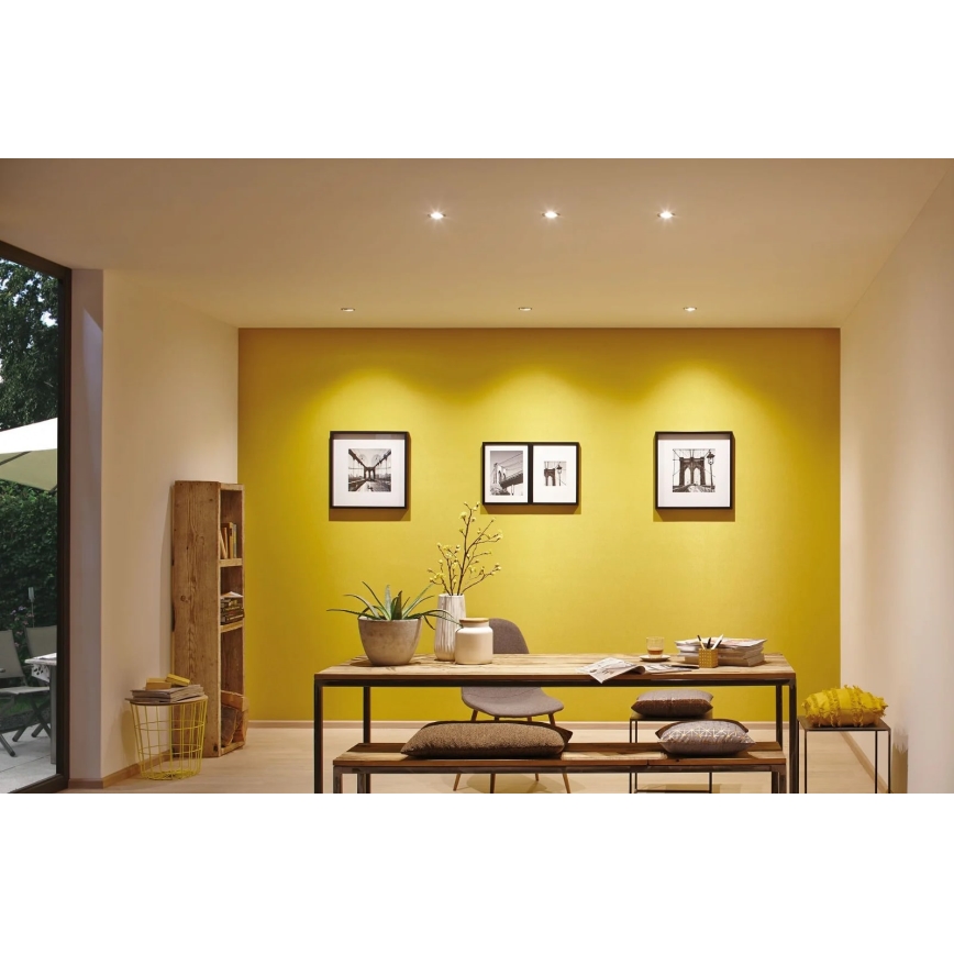 SET 3x corp de iluminat încastrat pentru baie LED/6W IP44 NOVA 230V Paulmann 93462