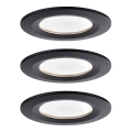 SET 3x corp de iluminat încastrat pentru baie LED/6W IP44 NOVA 230V Paulmann 94473