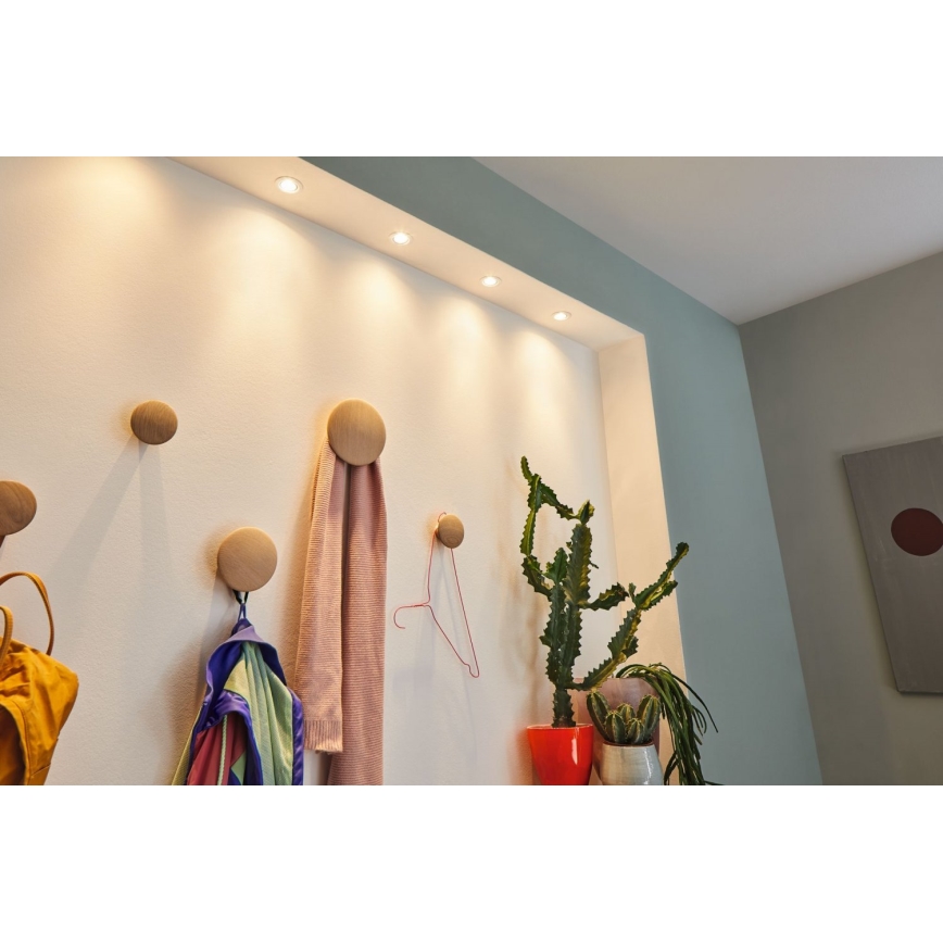 SET 3x corp de iluminat încastrat pentru baie Paulmann 94303 LED/4W IP44 COIN 230V