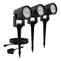 SET 3x corp de iluminat LED de exterior Philips GARDENLINK REUEL LED/1,5W/230V 2700K IP44