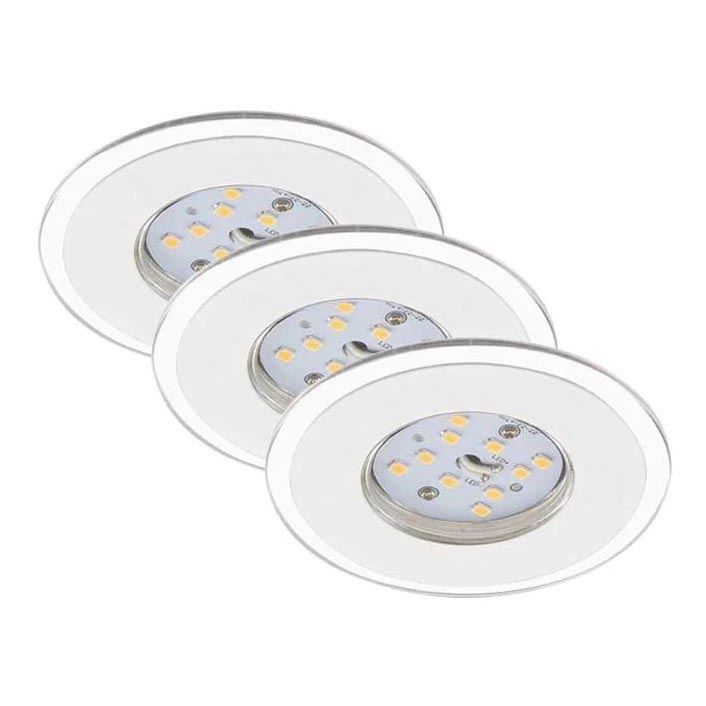 SET 3x corp de iluminat LED încastrat dimabil pentru baie LED/4,5W/230V IP44 Briloner 7197-036
