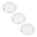 SET 3x corp de iluminat LED încastrat LED/3,5W/230V 3000K Philips