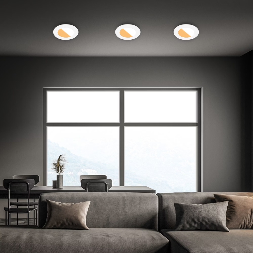 SET 3x corp de iluminat LED încastrat pentru baie Brilo LED/4W/230V IP44 3000/4000K alb