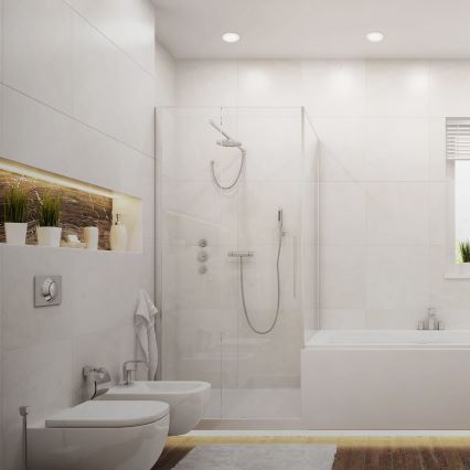 SET 3x corp de iluminat LED dimabil încastrat pentru baie Briloner 7231-036 LED/5,5W/230V IP44