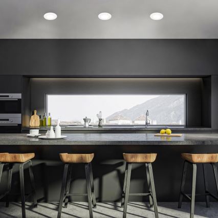 SET 3x corp de iluminat LED încastrat pentru baie Briloner 7598036 LED/4,9W/230V IP44 2700/4000/6500K alb