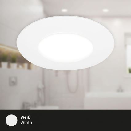 SET 3x corp de iluminat LED încastrat pentru baie Briloner 7598036 LED/4,9W/230V IP44 2700/4000/6500K alb