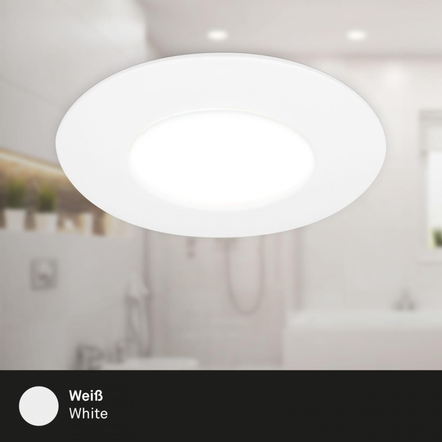 SET 3x corp de iluminat LED încastrat pentru baie Briloner 7598036 LED/4,9W/230V IP44 2700/4000/6500K alb