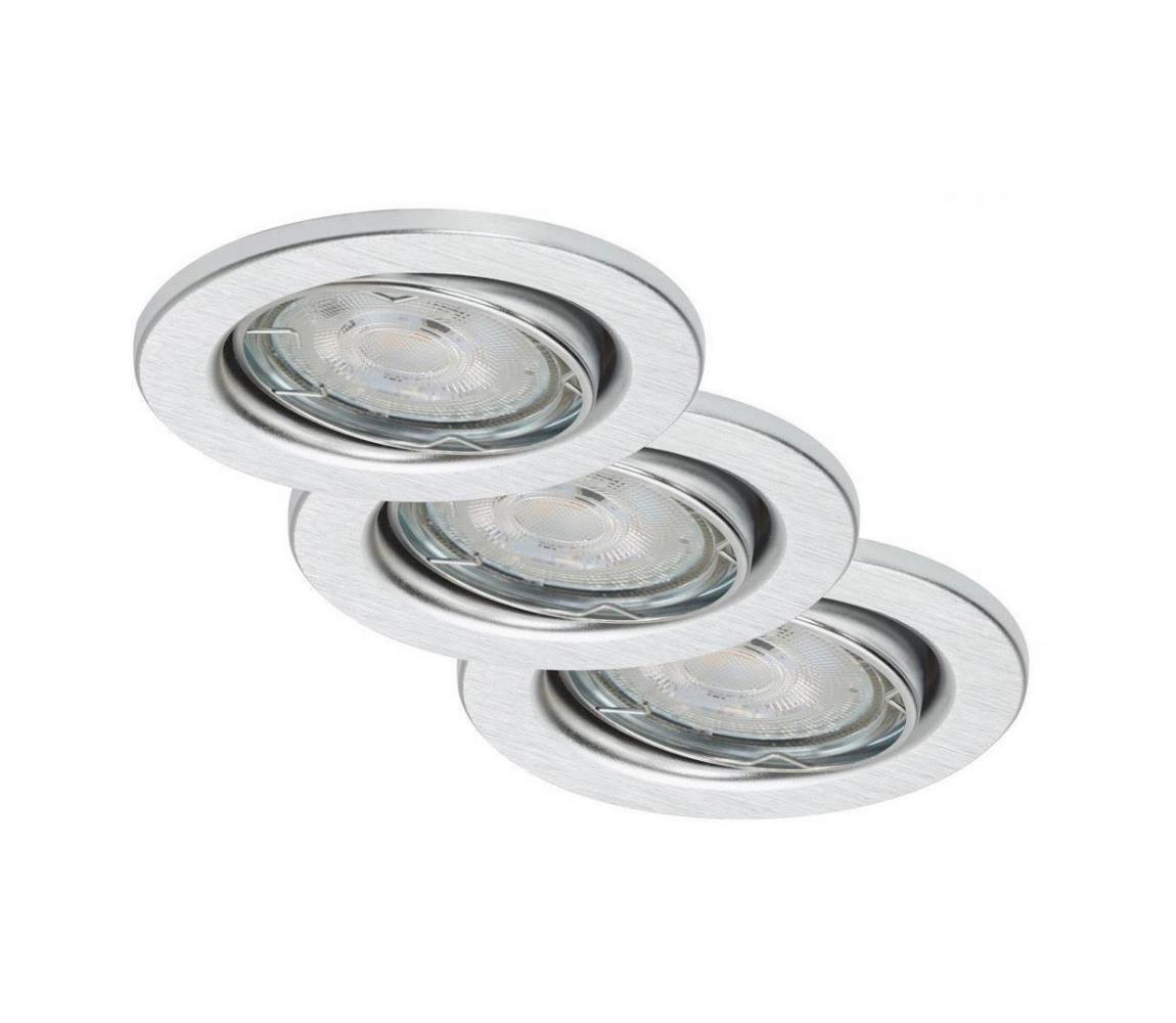 SET 3x corp de iluminat LED pentru baie dimabil GU10/55W/230V IP23 Briloner 7148-039