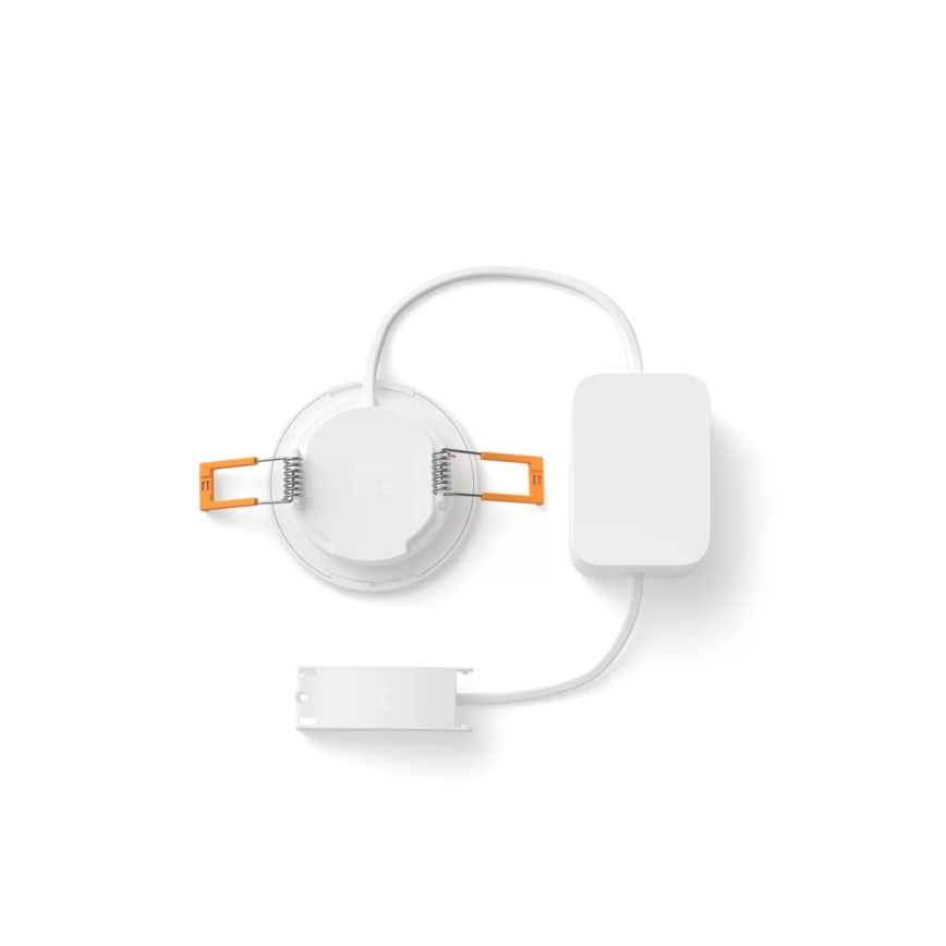 SET 3x corp de iluminat LED RGBW dimabil încastrat pentru baie Philips Hue SLIM LED/8,3W/230V IP44 2000-6500K