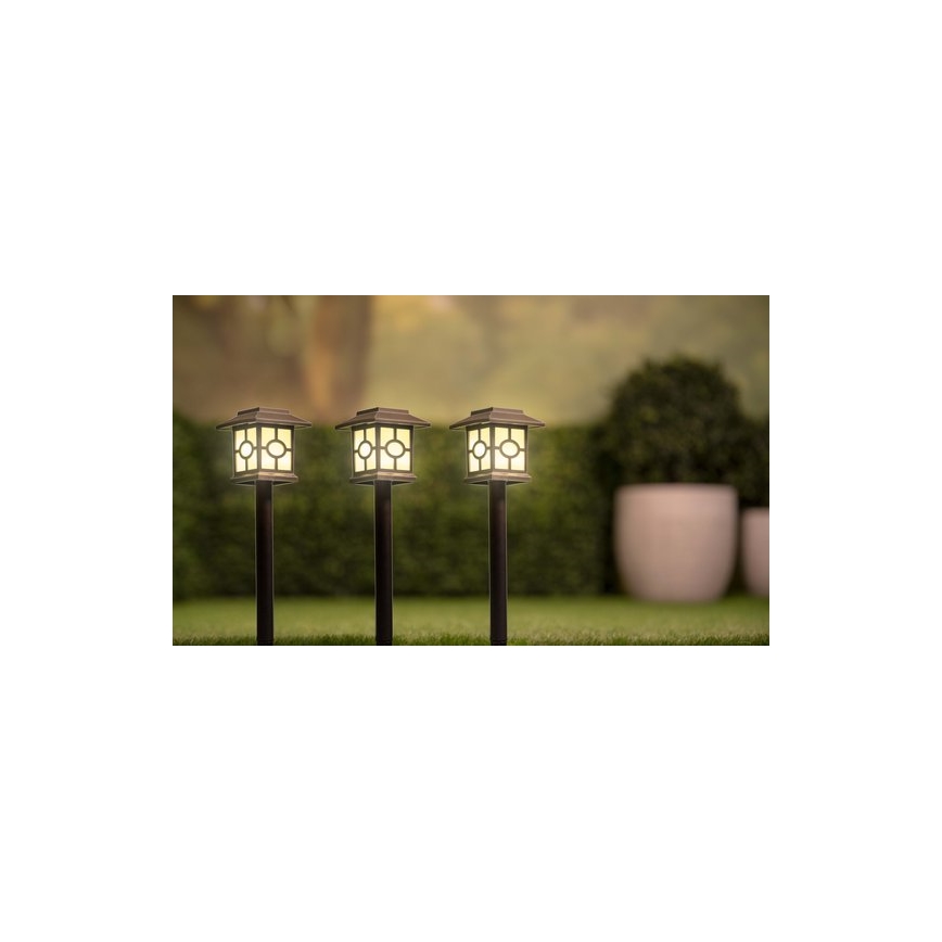 SET 3x corp de iluminat LED solar LED/1,2V
